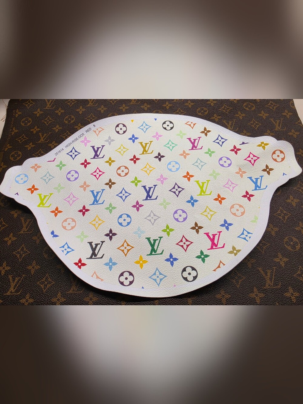 Louis Vuitton Murakami Multicolor Monogram on White Canvas Panel